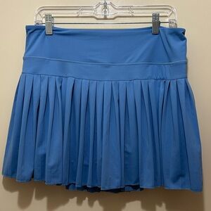 Chic Blue Skater Skirt